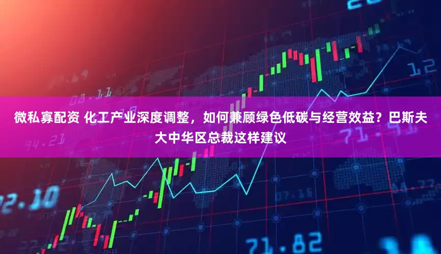 微私寡配资 化工产业深度调整，如何兼顾绿色低碳与经营效益？巴斯夫大中华区总裁这样建议