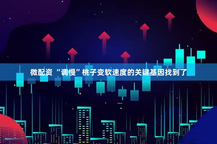 微配资 “调慢”桃子变软速度的关键基因找到了