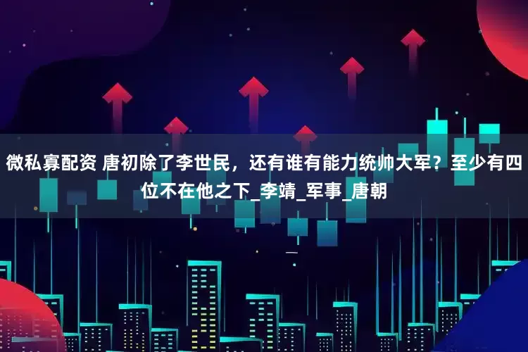 微私寡配资 唐初除了李世民，还有谁有能力统帅大军？至少有四位不在他之下_李靖_军事_唐朝
